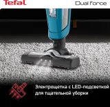 Пылесос ручной Tefal TY6751WO 750Вт голубой/черный