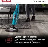 Пылесос ручной Tefal TY6751WO 750Вт голубой/черный