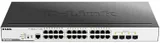 Коммутатор D-Link DGS-3000-28LP/B1A 24x1Гбит/с 4SFP 24PoE 193W управляемый (DGS-3000-28LP/B1A)