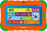 Планшет Turbo TurboKids S5 RK3326 (1.5) 4C/RAM1Gb/ROM16Gb 7" IPS 1024x600/Android 8.1/оранжевый/2Mpix/0.3Mpix/BT/WiFi/Touch/microSD 32Gb/minUSB/3000mAh