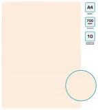 Папка с 10 прозр.вклад. Бюрократ DeLuxe DLV10MILK A4 пластик 0.7мм молочный