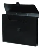 Портфель Бюрократ DeLuxe DLPP01BLCK 1 отдел. A4 пластик 0.7мм черный