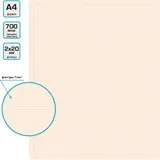 Папка на 2-х кольцах Бюрократ DeLuxe DL0740/2MILK A4 пластик 0.7мм кор.32мм молочный