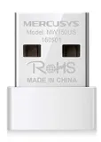 MERCUSYS N150 Мини Wi-Fi USB-адаптер, до 150 Мбит/с на 2,4 ГГц, 1 встроенная антенна, порт USB 2.0