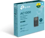 TP-Link Archer T3U, AC1300 Двухдиапазонный мини Wi-Fi USB адаптер, до 400 Мбит/с на 2,4 ГГц + до 867 Мбит/с на 5 ГГц, USB 3.0ОСОБЕННОСТИ: MU-MIMO