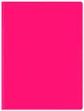 Папка с 30 прозр.вклад. Бюрократ Double Neon DNE07V30PINK A4 пластик 0.7мм розовый