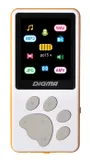 Плеер Hi-Fi Flash Digma S4 8Gb белый/оранжевый/1.8"/FM/microSDHC
