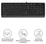Клавиатура A4Tech Fstyler FK10 черный/серый USB
