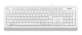 Клавиатура + мышь A4Tech Fstyler F1010 клав:белый/серый мышь:белый/серый USB Multimedia (F1010 WHITE)