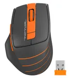 Мышь A4Tech Fstyler FG30 серый/оранжевый оптическая (2000dpi) беспроводная USB (6but)