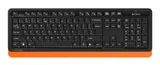 Клавиатура + мышь A4Tech Fstyler FG1010 клав:черный/оранжевый мышь:черный/оранжевый USB беспроводная Multimedia (FG1010 ORANGE)