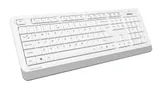 Клавиатура + мышь A4Tech Fstyler FG1010 клав:белый/серый мышь:белый/серый USB беспроводная Multimedia (FG1010 WHITE)
