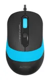 Мышь A4Tech Fstyler FM10 черный/синий оптическая (1600dpi) USB (4but)