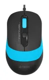 Мышь A4Tech Fstyler FM10 черный/синий оптическая (1600dpi) USB (4but)