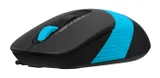 Мышь A4Tech Fstyler FM10 черный/синий оптическая (1600dpi) USB (4but)