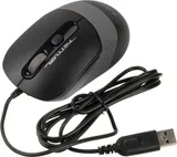 Мышь A4Tech Fstyler FM10 черный/серый оптическая (1600dpi) USB (4but)