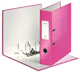 Папка-регистратор Leitz WOW 10050023 A4 80мм розовый 180 градусов