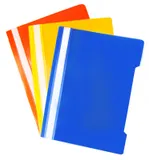 Папка-скоросшиватель Бюрократ SETPS20 A4 прозрач.верх.лист пластик ассорти 0.12/0.16 (упак.:3шт)