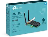 TP-Link Archer T4E, AC1200 Двухдиапазонный Wi-Fi адаптер PCI Express, до 300 Мбит/с на 2,4 ГГц + до 867 Мбит/с на 5 ГГц, 2 внешние антенны с высоким коэффициентом усиления