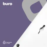 Сетевой фильтр Buro 500SH-5-SW-W 5м (5 розеток) белый (коробка)