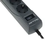 Сетевой фильтр Pilot m-MAX 1.8м (4 розетки) серый (коробка)