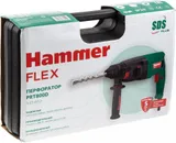 Перфоратор Hammer PRT800D патрон:SDS-plus уд.:2.6Дж 800Вт (кейс в комплекте)