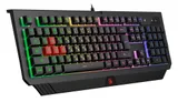 Клавиатура A4Tech Bloody B120N черный USB Multimedia for gamer LED (подставка для запястий) (B120N)