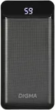 Мобильный аккумулятор Digma DG-20000-PL 20000mAh QC3.0/PD3.0 18W 3A 2xUSB-A/USB-C черный (DG-20000-PL-BK)