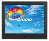 Фоторамка Digma 8" PF-843 IPS 1024x768 черный пластик ПДУ Видео