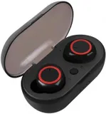 Гарнитура вкладыши Denn TWS007 черный беспроводные bluetooth в ушной раковине