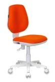 Кресло детское Бюрократ CH-W213 оранжевый TW-96-1 крестов. пластик пластик белый
