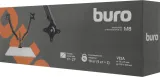 Кронштейн для мониторов ЖК Buro M8 черный 17"-27" макс.9кг крепление к столешнице поворот и наклон