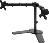 Кронштейн для мониторов ЖК Buro M042 черный 17"-27" макс.8кг настольный поворот и наклон