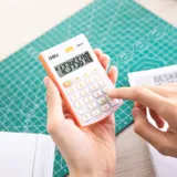 Калькулятор карманный Deli E39217/OR оранжевый 8-разр.