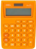 Калькулятор настольный Deli E1122/OR оранжевый 12-разр. (E1122/OR)