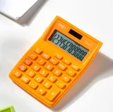 Калькулятор настольный Deli E1122/OR оранжевый 12-разр.