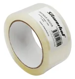 Клейкая лента упаковочная Silwerhof 970001-01 прозрачная шир.48мм дл.66м 47мкм полипропилен