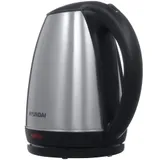 Чайник электрический Hyundai HYK-S1030 1.7л. 2200Вт серебристый матовый/черный (корпус: металл)