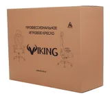 Кресло игровое Zombie VIKING-1N черный/синий эко.кожа крестов. пластик