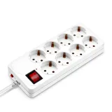 Сетевой фильтр Buro 800SH-1.8-W 1.8м (8 розеток) белый (коробка)