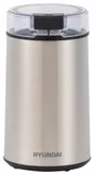 Кофемолка Hyundai HYC-G5261 200Вт сист.помол.:ротац.нож вместим.:60гр серебристый