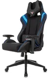 Кресло игровое Zombie VIKING 4 AERO черный/синий ткань/эко.кожа с подголов. крестов. пластик