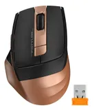 Мышь A4Tech Fstyler FG35 бронзовый/черный оптическая (2000dpi) беспроводная USB (6but)