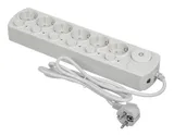 Сетевой фильтр Ippon BK212-SW 1.8м (6 розеток) белый (коробка)