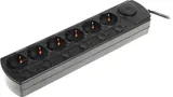 Сетевой фильтр Ippon BK252-SW 5м (6 розеток) белый (коробка)
