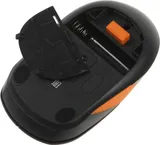 Мышь A4Tech Fstyler FG10S черный/оранжевый оптическая (2000dpi) silent беспроводная USB для ноутбука (4but)