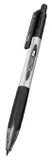 Ручка шариков. автоматическая Deli X-tream EQ11-BK серый мет./черный d=0.7мм черн. черн. резин. манжета