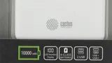 Мобильный аккумулятор Cactus CS-PBFSKT-10000 10000mAh 2.1A белый