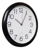 Часы настенные аналоговые Бюрократ WallC-R78P D29см черный (WALLC-R78P29/BLACK)