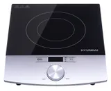 Плита Индукционная Hyundai HYC-0102 серебристый/черный стеклокерамика (настольная)